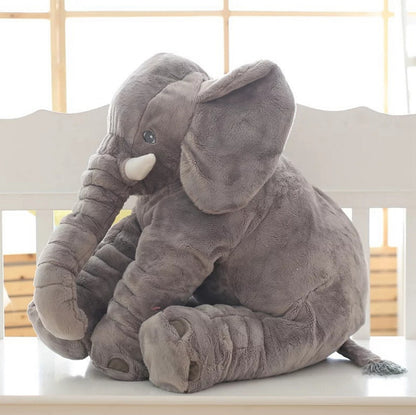 New Arrival 60CM One Piece Gray Elephant Plush Doll With Long Nose Cute PP Cotton Stuffed Baby Super Soft Elephants Toys WJ346