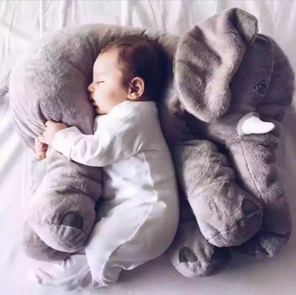 New Arrival 60CM One Piece Gray Elephant Plush Doll With Long Nose Cute PP Cotton Stuffed Baby Super Soft Elephants Toys WJ346