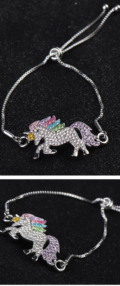 Unicorn adjustable bracelet Color pony bracelet