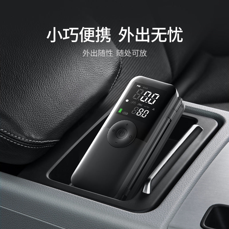 Portable car air pump intelligent lighting wireless digital display car mini air pump electric vehicle tire air pump