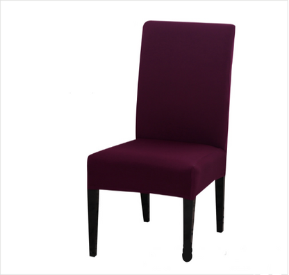 1/2/4/6Pcs Solid Color Stretch Chair Cover Spandex Universal Removable Dining Chair Protection Covers For Wedding Banquet Hotel