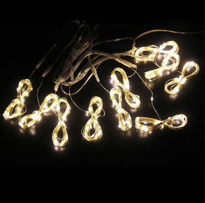 Remote LED String Lights Curtain USB Battery Fairy Lights Garland Led Wedding Party Christmas For Window Home Outdoor Decor